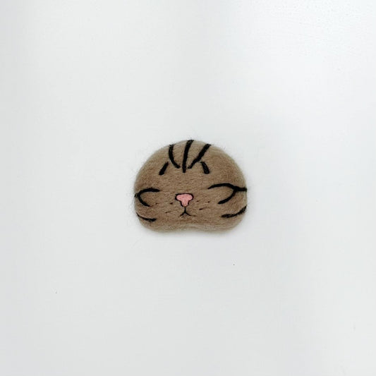 Cat Whisker Holder Magnet: Handmade Felt Keepsake Cat Lovers